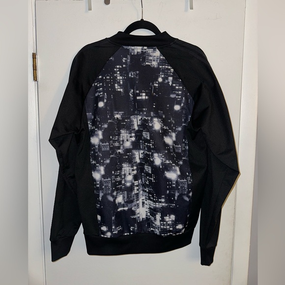 Adidas Black and Gray Zip Up Sweater - Picture 3 of 3